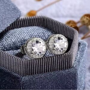 Elegant Silver Stud Earrings